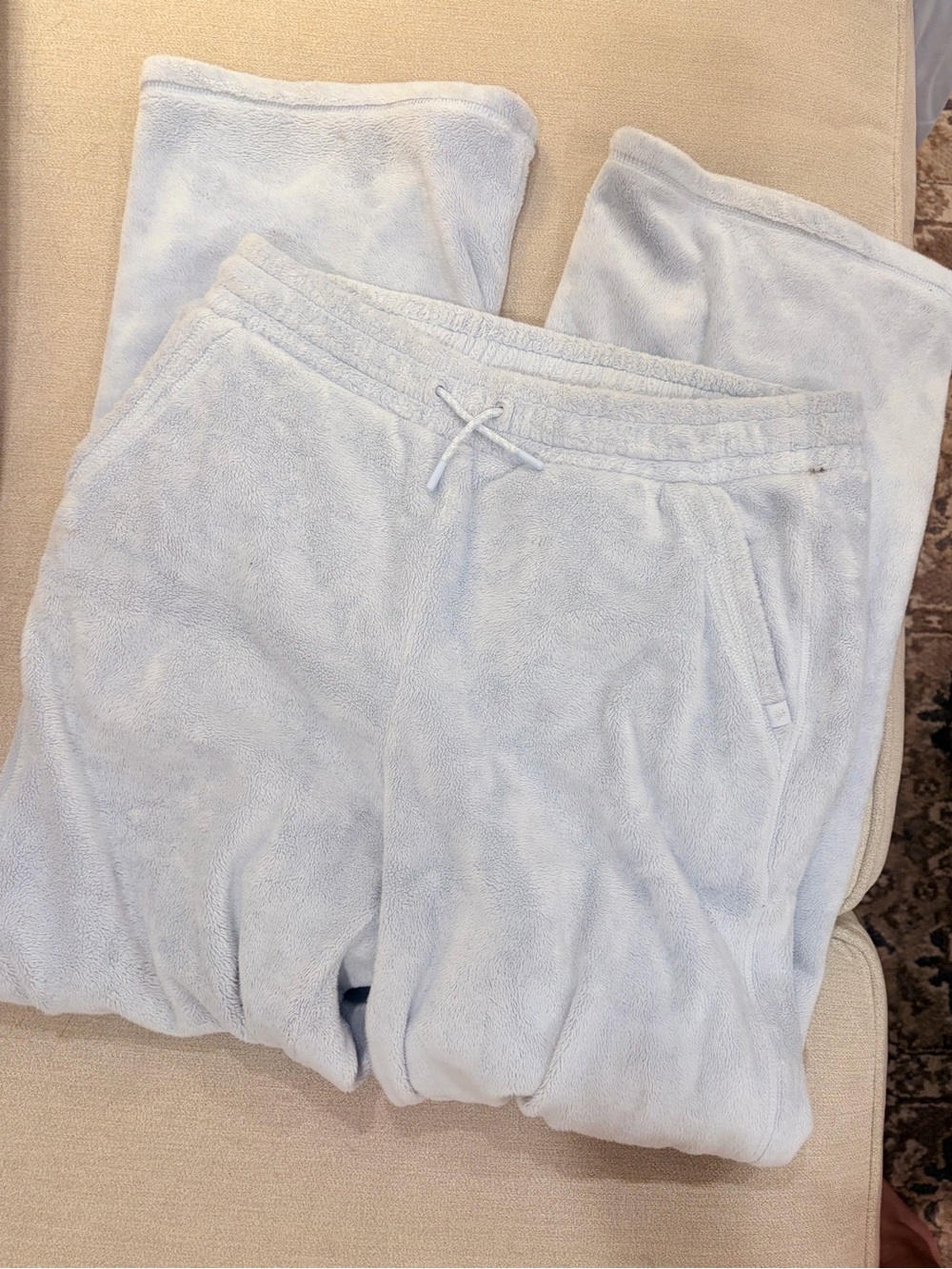 Athleta Plush Fleece Sweatpants - Light Blue